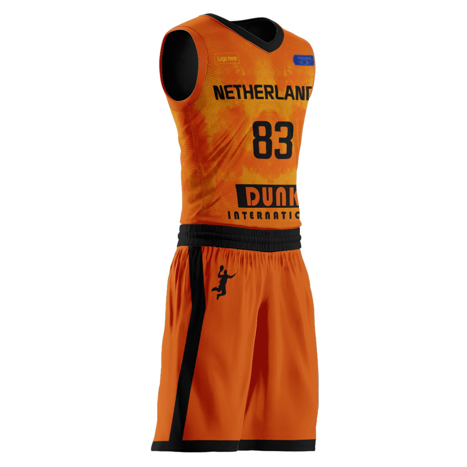 Tute da basket personalizzate per squadre olandesi