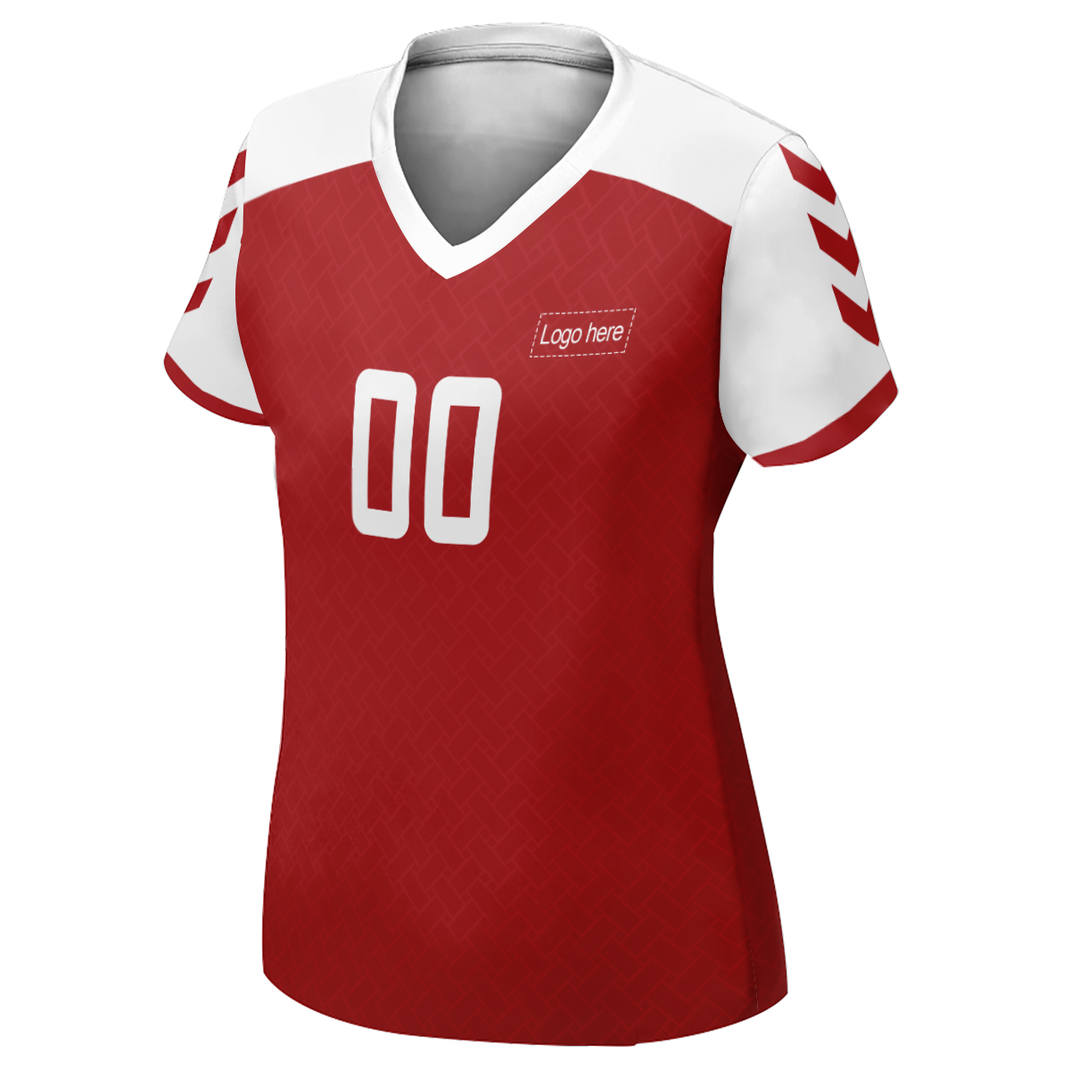 Maglia da calcio personalizzata per la Coppa del mondo di Danimarca limitata da donna con foto