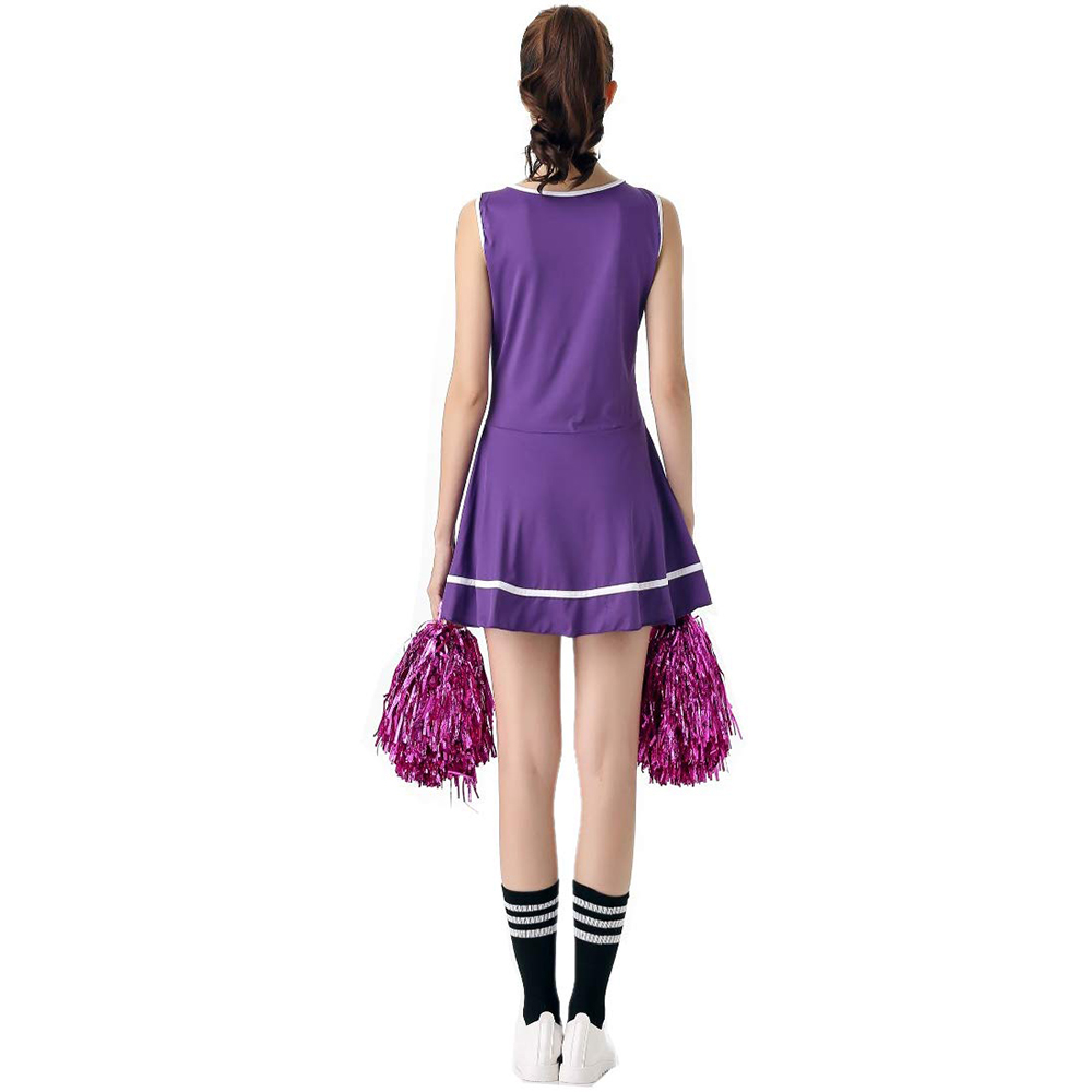 Viola Cheerleader Costume Fancy Dress High School Musical Cheerleading Uniform No Pom-Pom