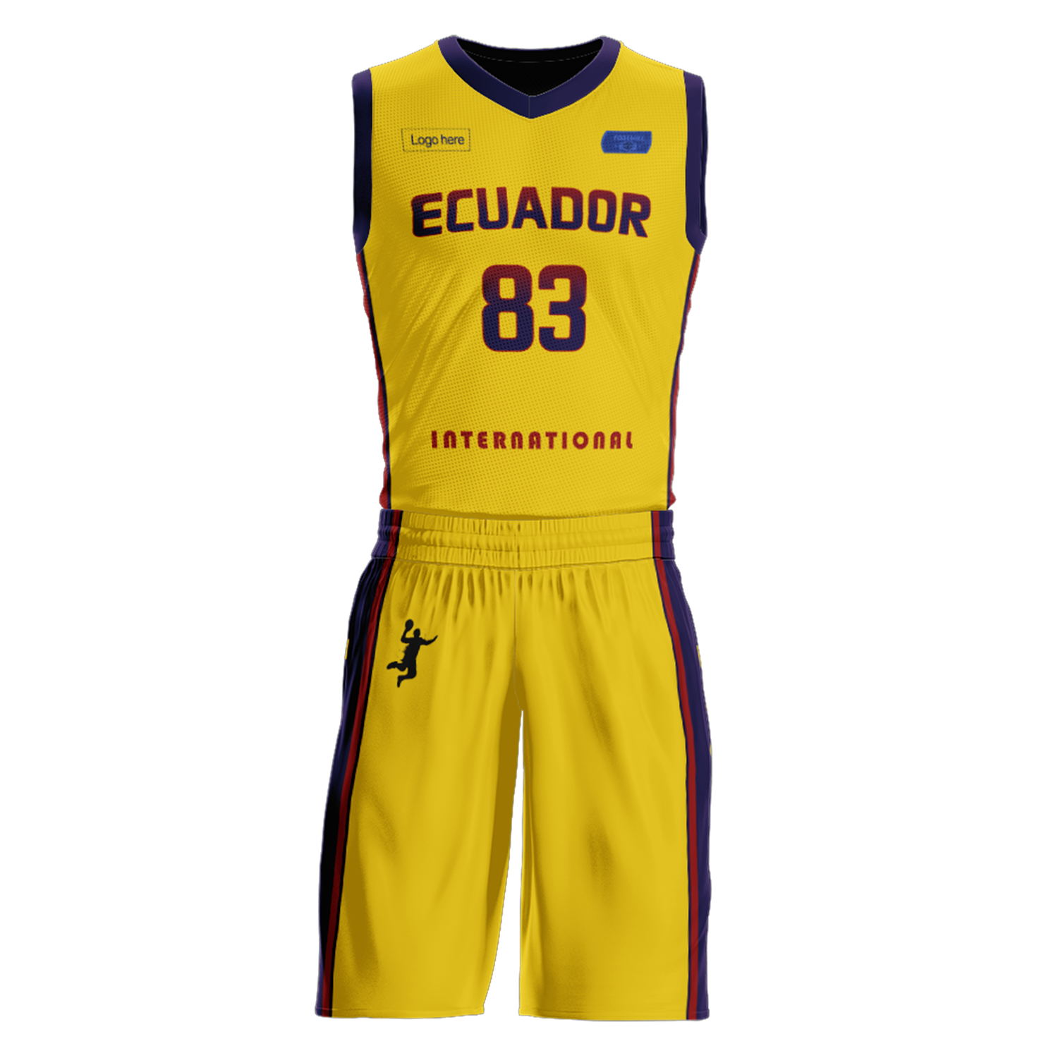 Tute da basket personalizzate della squadra dell'Ecuador